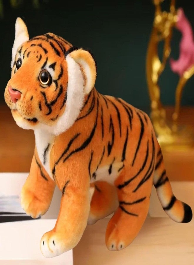 DTR Creation Jungle Tiger Soft Stuffed Plush Animal Toy for Kids Boys & Girls Birthday Gift (Color: Yellow & Black 40 Cm - Image 1